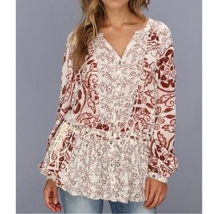 Free People Ratio Print Tunic